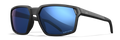 Matte Black/CAPTIVATE™ Polarized Blue Mirror