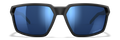 Matte Black/CAPTIVATE™ Polarized Blue Mirror