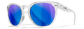 Gloss Crystal Light Sapphire Blue/CAPTIVATE™ Polarized Blue Mirror