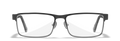 Matte Silver with Black Temples/Clear