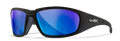 Matte Black/CAPTIVATE™ Polarized Blue Mirror