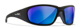 Matte Black/CAPTIVATE™ Polarized Blue Mirror