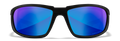 Matte Black/CAPTIVATE™ Polarized Blue Mirror