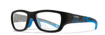 [Matte Black and Lightning Electric Blue/Clear]