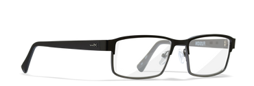 [Matte Black with Gunmetal Temples/Clear]