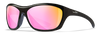 [Gloss Black/CAPTIVATE™ Polarized Rose Gold Mirror]