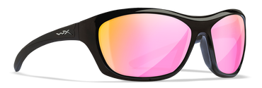 [Gloss Black/CAPTIVATE™ Polarized Rose Gold Mirror]