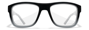 [Gloss Black to Grey Fade with Black Temples/Clear]