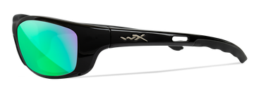 [Gloss Black/CAPTIVATE™ Polarized Green Mirror]