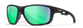 Matte Black/CAPTIVATE™ Polarized Green Mirror