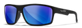 Matte Black/CAPTIVATE™ Polarized Blue Mirror