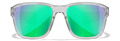 Gloss Crystal Light Grey/CAPTIVATE™ Polarized Green Mirror