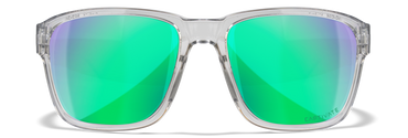 [Gloss Crystal Light Grey/CAPTIVATE™ Polarized Green Mirror]