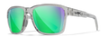 Gloss Crystal Light Grey/CAPTIVATE™ Polarized Green Mirror