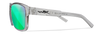 [Gloss Crystal Light Grey/CAPTIVATE™ Polarized Green Mirror]