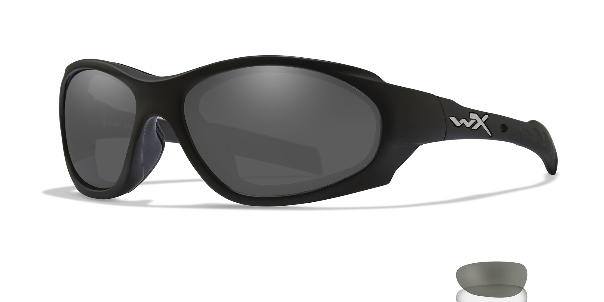 Wiley x Romer 3 Sunglasses - Matte Black/Smoke Grey/Clear