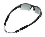 Luxe Performance Eyewear Cable Strap Grey & Black 14"