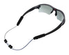 Luxe Performance Eyewear Cable Strap Grey & Black 16"