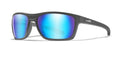 Matte Graphite / Polarized Blue Mirror