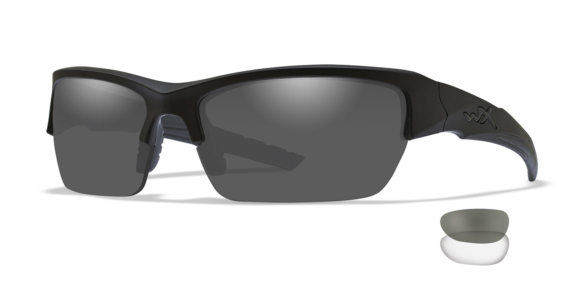 wiley x VALOR クリア・スモークレンズ付き WX Valor Sunglasses | Ballistic Rated | Wiley X