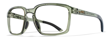 [Gloss Crystal Light Olive Frame - No Lens]