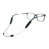 Luxe Performance Eyewear Cable Strap Grey & Black 14"