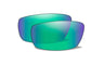 Polarized Emerald Mirror (Amber) Lenses