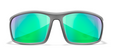 Matte Cool Grey / Captivate Polarized Green Mirror (Copper Base)