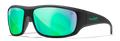 Matte Black / Captivate Polarized Green Mirror