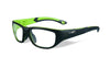 [Matte Black - Lime Green Frame / Clear]