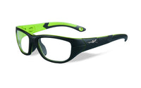 [Matte Black - Lime Green Frame / Clear]