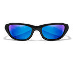 [Gloss Black - Blue Polarized Mirror]