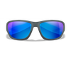 [Matte Grey - Captivate Polarized Blue Mirror]