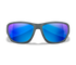 Matte Grey - Captivate Polarized Blue Mirror