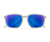 [Gloss Clear Crystal Frame - Captivate Polarized Blue Mirror]