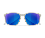 [Gloss Clear Crystal Frame - Captivate Polarized Blue Mirror]