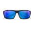 Matte Black / Polarized Blue Mirror